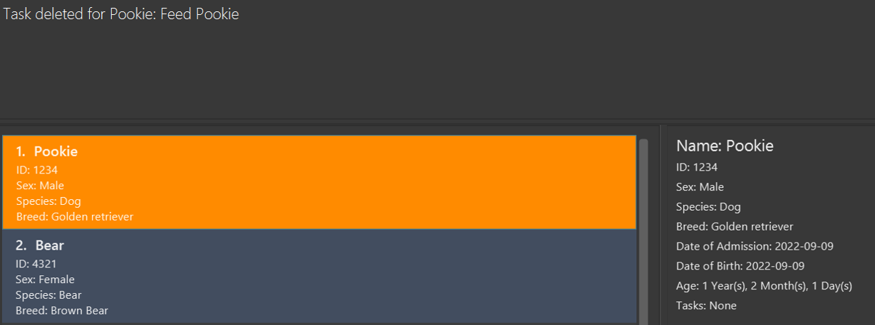 Delete task example